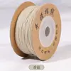Estilo tibetano hilo de algodón frotado a mano Wengwan hilo Semilla de Bodhi Luna Estrella Semilla de Fruta de la Pasión Cuerda para ensartar cuentas budistas Cuerda para enrollar borlas Cuerda para tejer