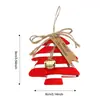 Novos enfeites de árvore de Natal: Papai Noel, boneco de neve, acessórios de árvore de Natal ocos de pernas compridas, renas de desenho animado, decorações de sino