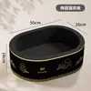 Rascador para gatos de cartón negro, duradero y sin desprendimiento, nido rascador para gatos integrado, cuenco rascador para garras de papel corrugado engrosado