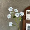 Flores de Simulación 8 Cabezas Peonía Mariposa Boda Flores Artificiales de Seda de Alta Gama Adornos Terminados Decoración de Sala de Estar Flores Falsas Venta al por Mayor