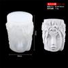 Molde de vela aromática ins Wind para atacado, molde 3D abstrato de corpo humano, molde de silicone para sabonete com óleo essencial DIY, rosto tridimensional