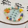 Pulsera de cerámica pintada a mano de nuevo color Jingdezhen con peces para hombres y mujeres regalo para estudiantes pulsera de joyería de cerámica joyería al por mayor