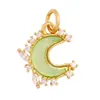 S28 Accesorios para joyería DIY micro incrustación aceite mini sol rayo molino de viento copo de nieve luna estrellas