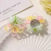 Flores Frescas de Principios de Verano Cuentas de Arroz Racimos de Flores Tejido Hecho a Mano DIY Accesorios para el Cabello con Cuentas Dulces Lindos Accesorios para el Cabello Pendientes Accesorios