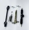 Piezas para Go-Kart de Motocicleta Eléctrica de Cuatro Ruedas DIY 32-42cm Cremallera de Dirección Volante Barra de Dirección Rótula