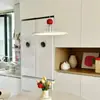 Nuevo Lámpara Colgante Roaming 2025 Estilo Moderno Simple Color Crema Lámpara para Comedor Lámpara Colgante Personalizada de Gama Alta para Restaurante Colorida