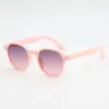 Gafas de Sol Infantiles Sencillas con Montura Blanco Roto, Gafas con Protección UV, Gafas de Sol para Bebés para Tomar Fotos al Salir