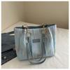 Bolso de Lona para el Trabajo 2025 Nuevo Bolso de Moda para Mujer Verano Bolso de Hombro Único Bolso de Axila Bolso Tote Casual de Gran Capacidad