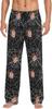 2025 AliExpress Amazon Nuevos Pantalones de Pijama para el Hogar con Estampado Abstracto 3D Explosiones Transfronterizas Pantalones de Pareja Graffiti
