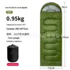 Saco de dormir de algodão oco espesso para outono e inverno, saco de dormir à prova de frio para acampamento ao ar livre para adultos, saco de dormir quente para intervalo de almoço no escritório
