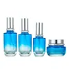 Suministro Listo de Productos para el Cuidado de la Piel Set de Vidrio Botella 100ml Emulsión de Agua 20g Crema Facial Cosméticos Maquillaje Bomba Botella Vacía