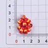 Adesivos de Personagens de Fogos de Artifício de Ano Novo, Acessórios de Resina de Peixe Koi, Cola Cremosa para Capa de Celular DIY, Ímã de Geladeira, Materiais para Presilha de Cabelo
