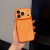 Adecuado para iPhone 18 Pro Max, funda de teléfono magnética con tacto de piel mate, funda protectora anti-caídas de cobertura total Apple 17 16
