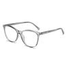 Lindas Gafas con Bloqueo de Luz Azul en Colores Rosa y Gris con Diseño Personalizado, Patillas con Pin, Gafas Retro Sin Graduación al por Mayor
