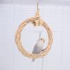 Juguete de Anillos Colgantes para Loro Juguete para Pájaro Loro Juguete para Morder de Viruta de Madera Juguete para Morder Loro