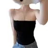 Top Tubinho Sem Mangas para Meninas Quentes com Bojos Embutidos, Adequado para Usar como Camada Base ou Peça Externa, Modelagem Justa com Toque de Luxo
