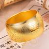 Ouro Areia Casamento Noiva casamento dragão e fênix dupla felicidade pulseira casamento três ouro joias ouro falso cem anos bom conjunto pulseira grande