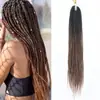 Peruca de Tranças Falsas Finas de Dois Fios de 18 Polegadas para Mulheres, Cabelo Trançado de Fibra Sintética Atacado, Riverlocs