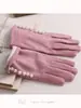 Edição Limitada para o Ano do Cavalo! (Coleção de Liquidação de Luvas) Luvas Quentes Sem Dedos para Ciclismo, Compatíveis com Tela Sensível ao Toque, À Prova de Vento, Tecido Misto, Luvas de Inverno Femininas
