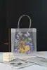 Bolsa de Mano Frosted de PP, Bolsa de Regalo para Bodas, Bolsa de Regalo para Cumpleaños y Festividades, Ecológica, Inodora, Buena Resistencia, Fuerte Capacidad de Carga