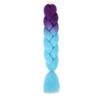 Nueva versión de trenza grande [doble color] Trenza africana sucia peluca trenza cola de caballo fibra química seda de alta temperatura color trenza grande