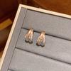 Aretes Geométricos de Estilo Cool Elegante Populares Transfronterizos Europeos y Americanos para Mujer Simples y Versátiles Aretes Elegantes Ccb Aretes