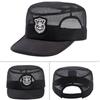 Gorra de Guardia de Seguridad, Gorra de Entrenamiento de Malla Completa y Media Malla, Gorra con Visera Negra Ajustable, Gorra de Guardia de Seguridad para Entrenamiento Militar, Malla Transpirable