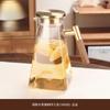 Hervidor de agua de vidrio anti-escaldaduras para sala de estar, apto para el hogar, taza de té, juego de tazas de alta gama, juego de agua, juego de té