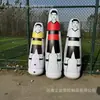 Juguete Tumbler de Pared Humana Inflable Equipo Portátil de Entrenamiento de Fútbol Columna de Golpeo Inflable de Maniquí de Obstáculo