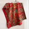 Bufanda de Imitación Cachemir Estilo Pintura al Óleo Vintage Nueva Otoño/Invierno 2026 para Mujer, Calentador de Cuello Chal Jacquard Versátil de Alta Gama al por Mayor