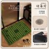 Alfombrilla de suelo para baño, inodoro, lavamanos de barro de diatomeas, alfombrilla de pie de alta calidad, verde, retro, para puerta de inodoro, absorbente, antideslizante, resistente a la suciedad