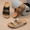 Nuevas Sandalias de Hombre con Hebilla Transfronteriza, Sandalias Birkenstock Casuales de Playa para Hombre, Zapatos de Verano para Mujer, Zapatos de Verano Individuales para Mujer