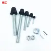 Accesorios de abrazadera rápida cabeza de goma tornillo abrazadera de codo accesorios de abrazadera cabeza de presión almohadilla de pie antivibración M4 M5 M6