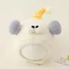 Toucas para Bebê para Outono e Inverno, Toucas de Tricô Super Fofas e Engraçadas para Meses Pequenos, Toucas de Lã para Bebês com Proteção para Orelhas