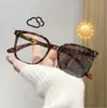 Gafas de color té frío verde oliva para mujeres miopes se pueden equiparar con prescripción de astigmatismo ultraligeras montura simple de marco grande montura de gafas con bloqueo de luz azul