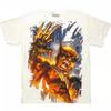 Estilo europeu e americano Wolverine Slash Wolverine nicho de comércio exterior clássico dos homens t-shirt solta