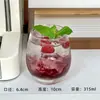 Vaso de vidrio para beber Libby's, diseño de nicho con patrón de nubes, vaso para whisky con bola de hielo, taza de café, vaso para jugo de uso doméstico