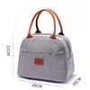 Bolsa de almuerzo portátil de gran capacidad, bolsa de lonchera aislada, bolsa de hielo fresca de papel de aluminio engrosado, impermeable, venta al por mayor de Bento