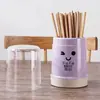 Portapalillos Multifuncional para el Hogar con Drenaje, Estante Organizador de Tubo para Palillos, Organizador de Utensilios de Cocina, Plástico con Tapa, a Prueba de Polvo