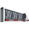 Aleación de Aluminio Eléctrica Puerta Colgante Empresa Gobierno Villa Fábrica Inteligente Colgante Transporte Aéreo Telescópica Plegable Portón Industrial