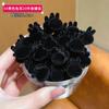 Pinza pequeña de terciopelo rojo para el cabello, horquilla para bebé, para niños, Año Nuevo, Año Nuevo, pinza para trenzar el cabello, tocado, pinza para el cabello de princesa para niña