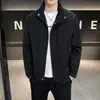 Jaqueta de Trabalho Retro Primavera e Outono Masculina Manga Longa Solta Lavada Nostálgica Tendência Marca Casual Jaqueta Jeans para Homem