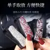 Suporte de óculos de carro multifuncional bonito incrustado de diamante carro viseira de sol de carro porta-bilhetes porta-bilhetes