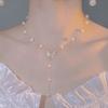 Collar de Mariposa Hueca Explosiones de TikTok Moda Femenina Combinación con Todo Borla de Perlas Cadena para Clavícula 2022 Nueva Cadena para Cuello de Celebridad de Internet