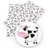 Tela de algodón poliéster con animales lindos o tejido de punto elástico en cuatro direcciones Ropa para mascotas DIY Falda Mantel 1Yc35236