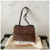 Bolso Tote Único con Lazo para Mujer, Nuevo Modelo Otoño 2026, Bolso de Hombro de Color Sólido de Alto Valor, Bolso de Axila para Viajes Diarios