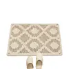 Alfombrilla de suelo de tierra de diatomeas estilo nórdico, alfombrilla absorbente para baño, felpudo antideslizante para entrada de baño, felpudo para entrada