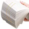 Miolo de fichário B5 refil 26 furos papel de fichário caderno destacável A5 linha horizontal grade 20 furos concha para prova de ingresso na pós-graduação
