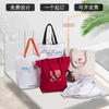 Bolsa de lona con logotipo personalizado, bolsa de lona, bolsa de compras ecológica para mujer, bolsa de mano personalizada, bolsa de algodón publicitaria
