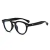Gafas de Sol Retro Naranja Estilo Nuevo 2025 para Mujer Gafas de Moda Transfronterizas Europeas y Americanas Gafas de Sol Redondas Japonesas con Sentido Avanzado para Hombre